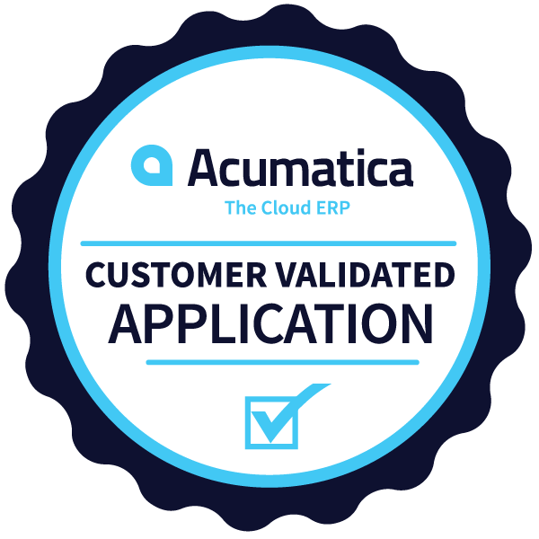 Acumatica Customer Validated Application